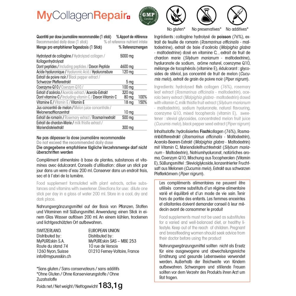 My Collagen Repair ® | Nutricosmetico